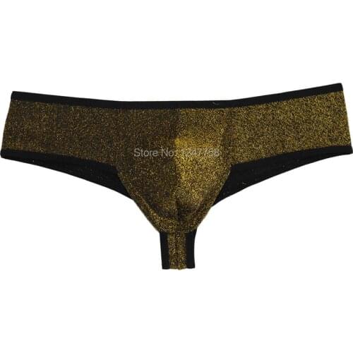 Shiny Men Pants Bikini Mini Boxers Underwear Mens Super Soft & Smooth