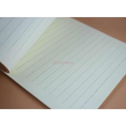 A5 Cowhide Upward Coil Book Blank Line Graffiti Notepad Notebook Student Excerpt