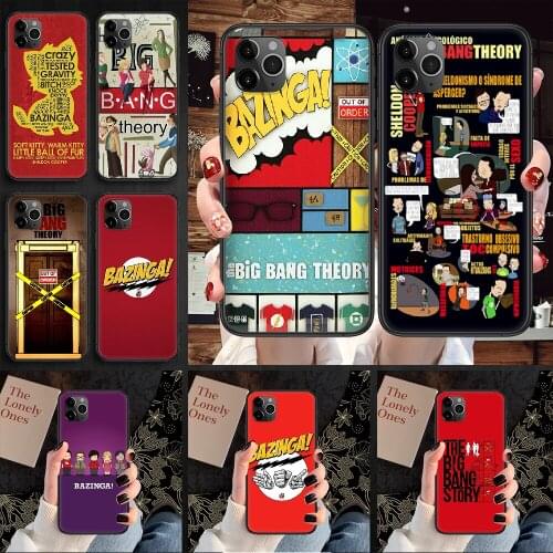The Big Bang Theory TV Phone Case Cover Hull For iphone 5 5s se 2 6 6s 7 8 12 mini plus X XS XR 11 PRO MAX black fashion