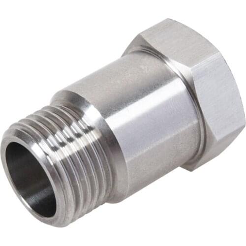 Oxygen Sensor Angled Extender Spacer Bung Extension Internal Thread M18 x1.5 Compatible with Motorcycles Racing Cars