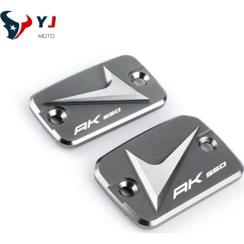 For Kymco AK550 AK 550 2017 2018 2019 2020 CNC Aluminum Motorcycle Front Brake Clutch Fluid Reservoir Oil Tank Cup Caps Cover