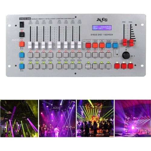 DMX240 Controller 16 Channels Moving Head Light Beam Laser Effect Lights Par Lighting Stage DJ Disco Party Show Dimming Console