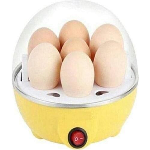 Electric 7 Egg Boiler ,Steamer and Poacher blue,white and yellow