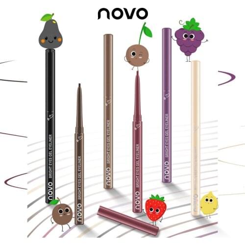 6 Color Gel Eyeliner Pen Long-lasting Waterproof No Smudging Eye Makeup Long-lasting Easy To Wear Quick Dry TSLM1