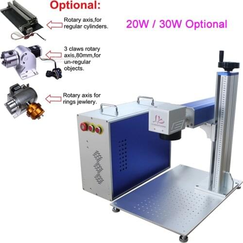 Master Oscillator Power-Amplifier MOPA Separated Fiber Laser Nameplate Color Marking Machine 20W 30W Impulse Frequency 1-2000KHz