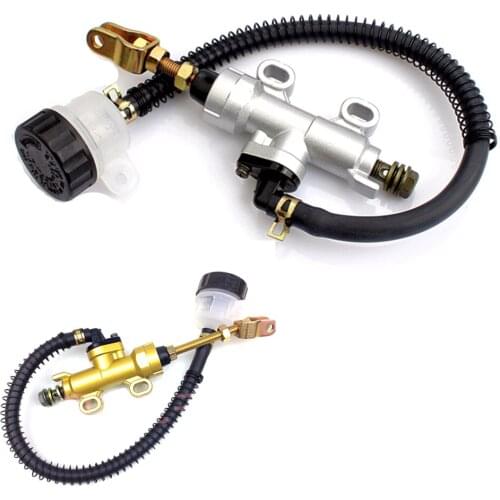 Motorcycle ATV Universal Rear Brake Pump Foot Hydraulic Refit Rear Brake Master Cylinder Pump For Honda Yamaha Kawasaki Suzuki