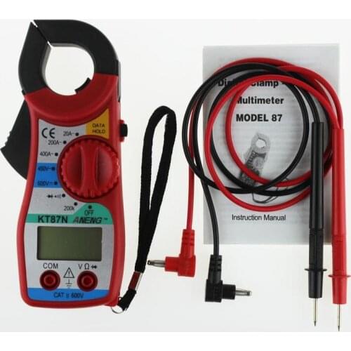 KT87N Multimeter Clamp Voltage and Current Meter Clamp Flow Meter Current Clamp Meter