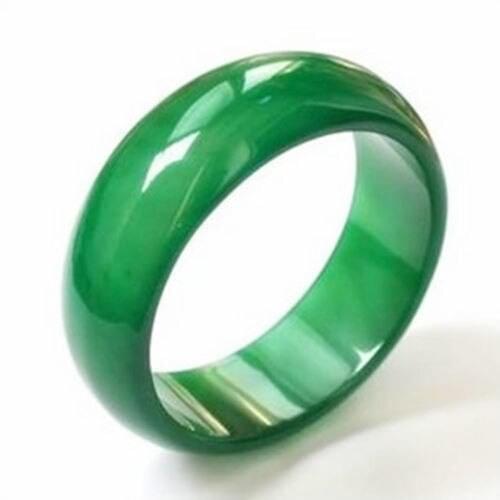 NATURAL Beloved beautiful green jadeite ring size: 7 8 9 10 11 12