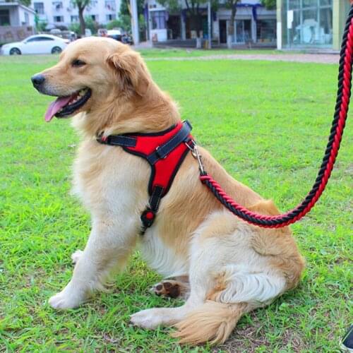 Nylon Harnesses for Dog Thicken Dogs Harness High Quality Harnais Chien Outdoors Harnas Hond Harness Leash Suit for Large Dog