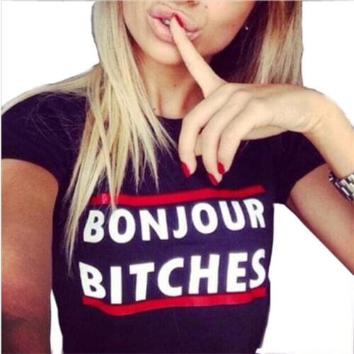 New Women Classic T Shirt Print Short-sleeve T-shirt Female Trend Letter Casual Tops Short Sleeve Harajuku Tops