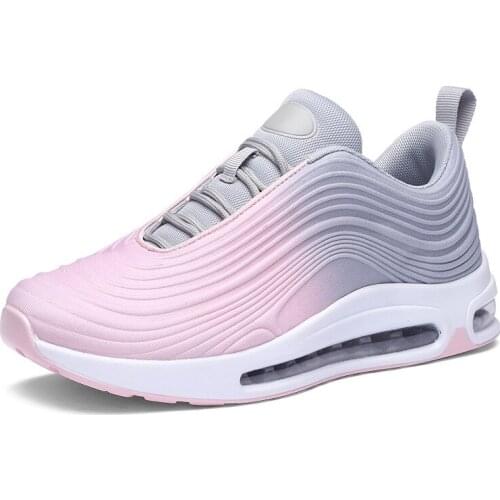 2021 new shock absorption air cushion shoes for men and women leisure sports shoes lovers leisure running shoes