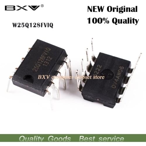 Free shipping 5pcs/lot W25Q128FVIQ 25Q128FVIQ DIP8 new original