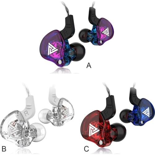 QKZ AK6 ATES ATE ATR HD9 Copper Driver HiFi Sport Headphones In Ear Earphone For Running With Mic Headset Gmaer music Earbuds