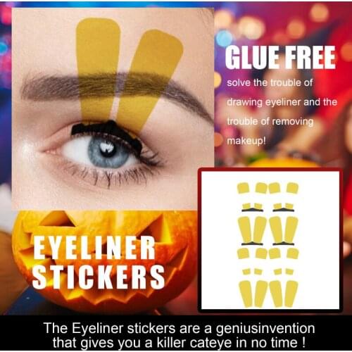 Halloween Christmas Eye Makeup Sticker Europe America Tattoo Sticker Eye Sticker Party Beauty Makeup Stickers Nightclub Carnival