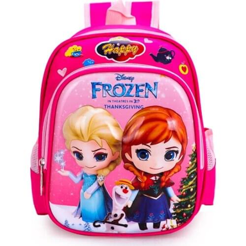 Disney cartoon schoolbag primary school girl 1-3 grade Sophia girl Sofia princess childrens bag girl 3D travel bag frozen elsa