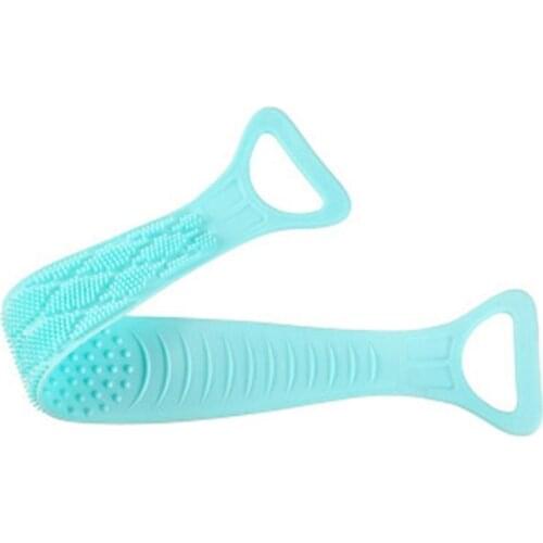 Silicone Bath Brush Towel Dual Side Body Shower Rubbing Care For Household Bathroom Massage Heathy Back Accessories Peeling O1R6