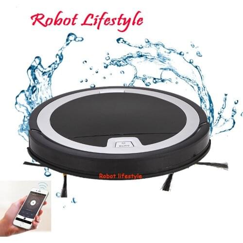 Ultra thin but powerful APP control smart water filtration cyclone vacuum cleaner with water tank