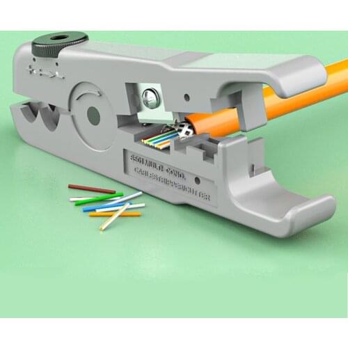 Dual-purpose Wire Stripper Network Tool for Stripping and Cutting Rotary Wire Stripper Manual Wire Stripper