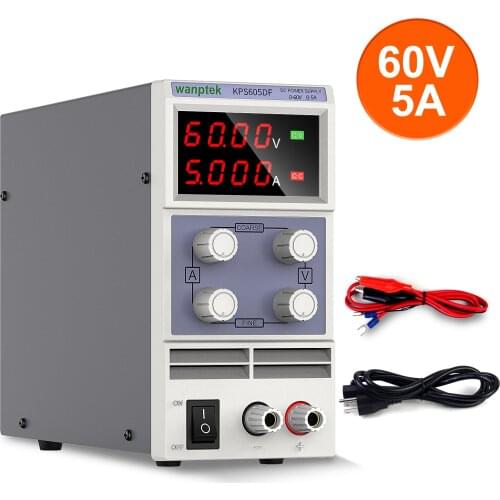 Phone charger Laboratory Stabilizer DC Power Supply Adjustable 60V 5A Voltage Regulator Switching Variable Bench Source 60V 5A