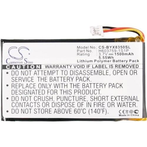 Cameron Sino 1500mah battery for BUSHNELL 368350 Yardage Pro XGC Yardage Pro XGC Plus H603759-1S1P batteries