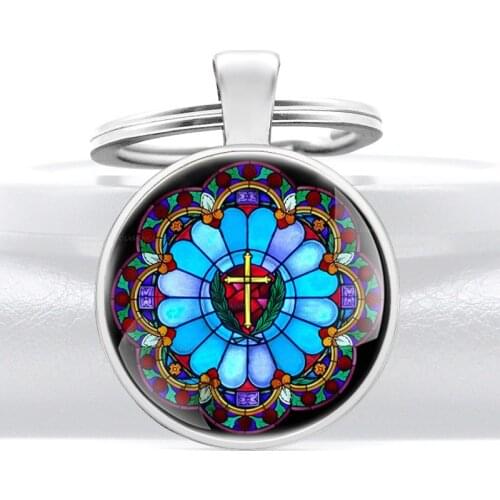 Christian Holy Cross key Rings Keychain