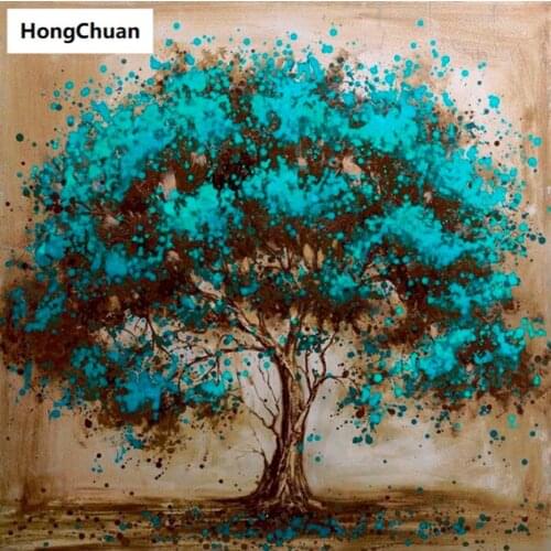 Fast Delivery Lucky Tree 5D DIY Square/Round Diamond Painting Mosaic Cross Stitch Home Decoration Mural Christmas Gift New Year