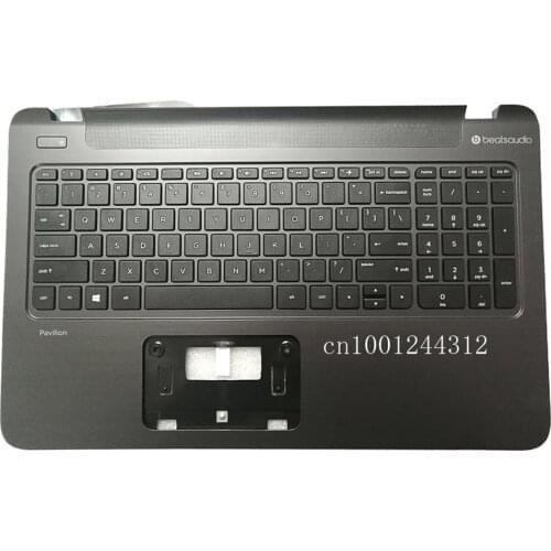9New Original For HP PAVILION 15-P 15T-P 15Z-P Palmrest Upper Case Keyboard Bezel Cover US Black 762529-001