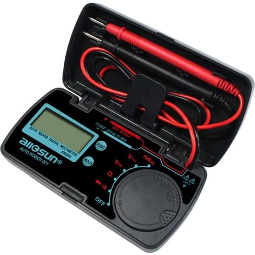 All-Sun EM3081 EM3082 Digital Multimeter 3 1/2 1999 t AC/DC Ammeter Voltmeter Ohm Portable Meter voltage meter