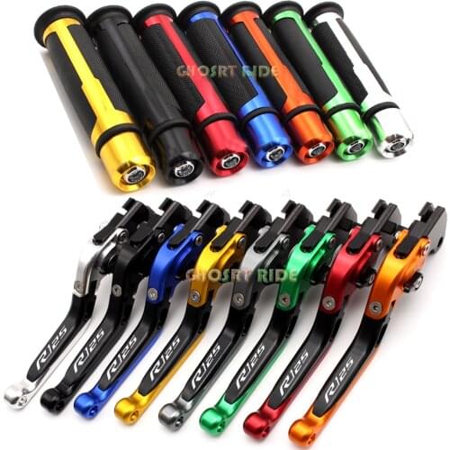 For YAMAHA YZFR125 YZF R125 2008-2011 2009 2010 Motorcycle Adjustable Folding Brake Clutch Levers Handlebar Hand Grips