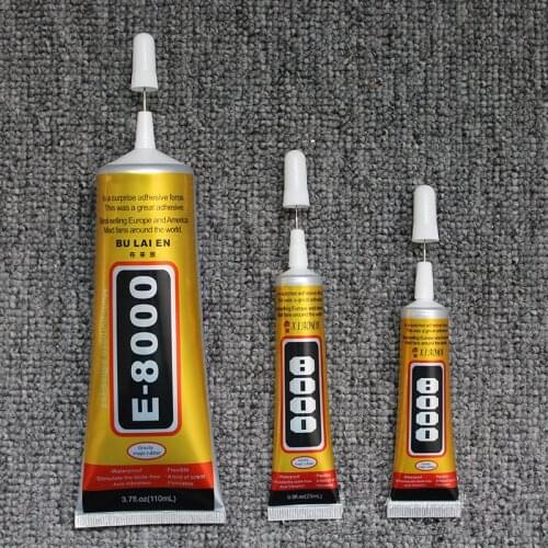 E8000 15ml Multipurpose Industrial Adhesive DIY Jewelry Craft Rhinestone Fix Phone Case Screen Glass Super Liquid Glue Nail Gel