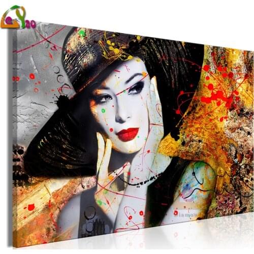 Elegant Lady Diamond Painting Colorful Woman 5D DIY Diamond Embroidery Cross Stitch Kit Rhinestone Mosaic Art Home Decoration