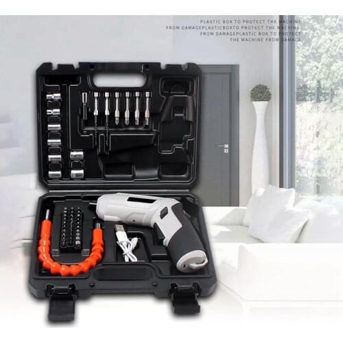 Electrical Screwdriver Portable USB Charging Cordless Rechargeable Hand Cordless Practical Drill Power Supplies Power Tools