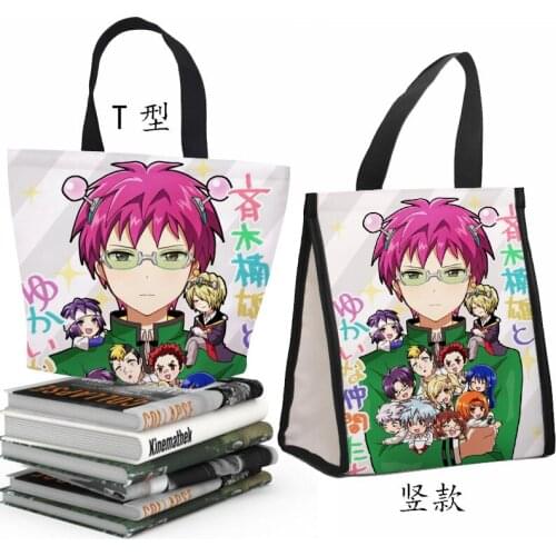 IVYYE Saiki Kusuo no Psi Nan Fashion Customized Lunch Bags Cartoon Tote Warm Storage bag Portable Women Girls Unisex New