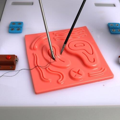Laparoscopic surgery simulation training 3D suture module