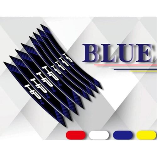 HP4 Motorcycle Tires Front Rear Stickers Wheel Reflective Waterproof Stripe Decals Sticker Set For BMW HP4 With Logo