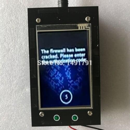 Room escape typewriter cracker code prop enter right password to open lock escape takagism game chamber dark room