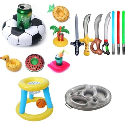 Inflatable Cup Holder Drink Holder Swimming Pool Float Bathing Pool Toy Party Decoration Bar Coasters Pool Floats Accessories