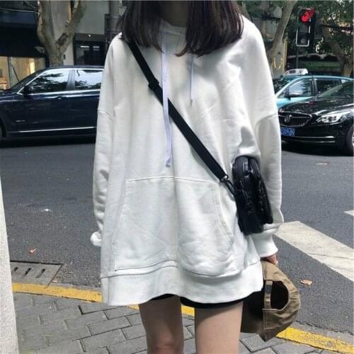 2021 New Autumn And Winter Oversized Loose Womens Sweater Fashion Hip-hop Girl Sweater Street Cool Girl Pullover Sweater