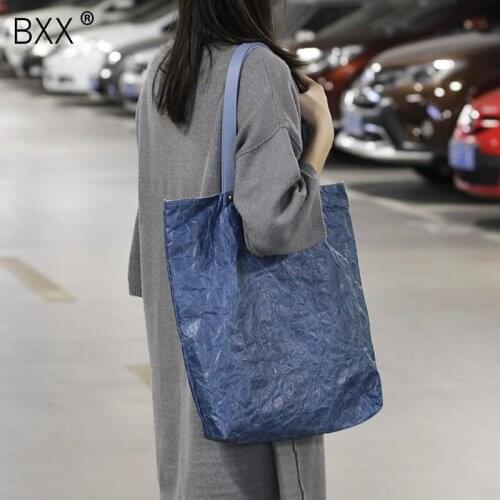 HISUELY 2021 New Fashion Pattern Korea Vintage Handbag Solid Color Large Capacity Package Casual Light Canvas Woman Tote Bag