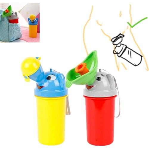 Portable Travel Pots Urinal Baby Toilet Boys Girls Pot Outdoor Car Travel Anti-leakage Potty Childrens pot Training Potty WC