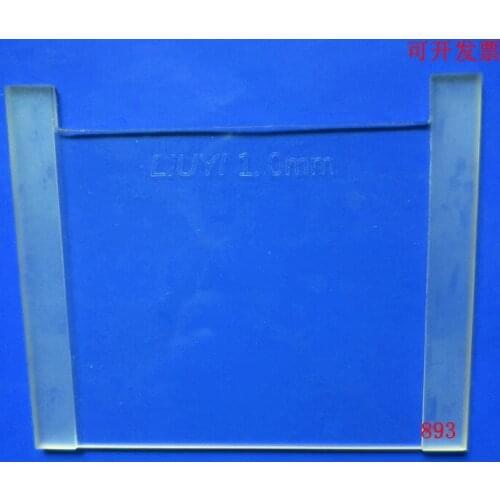 Protein Tank Gel Electrophoresis Instrument Accessories Double Vertical Notched Glass Plate Rubber Board