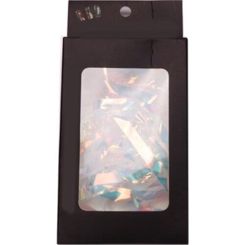 Q81B 1Box Holographic Striping Line Nail Art Decoration Sticker DIY Nails Tip for Salon Home Makeup Decor