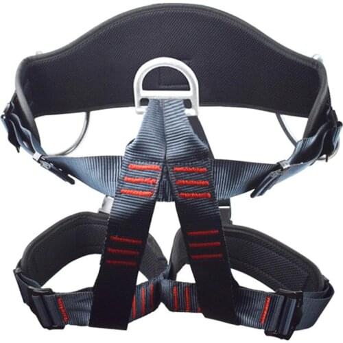 Good Quality Half Safety Harness Climbing Safety Belt For Rescue Downhill Outdoor Climbing Mountaineering Professional Equipment