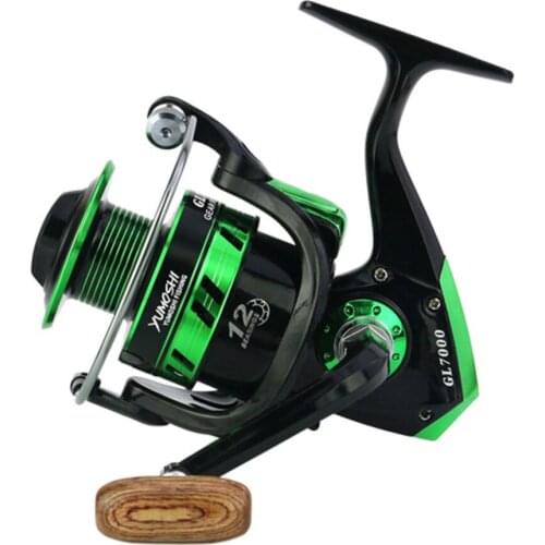 Fishing reel full metal head line cup 12-axis fishing reel spinning wheel Haitang fishing round road Asian wheel