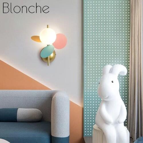 Modern Leaves Wall Lamp Simple Glass Led Wall Sconces Light Fixtures for Bedroom Children Room Corridor Indoor Decor Lighting G9