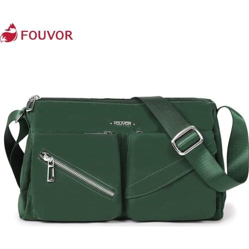 Fouvor 2021 new Fashion messenger bag female oxford cloth shoulder bag canvas bag mother female bag leisure small bag 2946-01