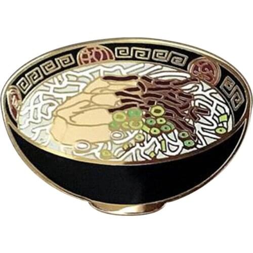 Tonkotsu Ramen Lapel Pin Excellent Japanese Noodle Soups Brooch The accessory for curious cooks and eaters