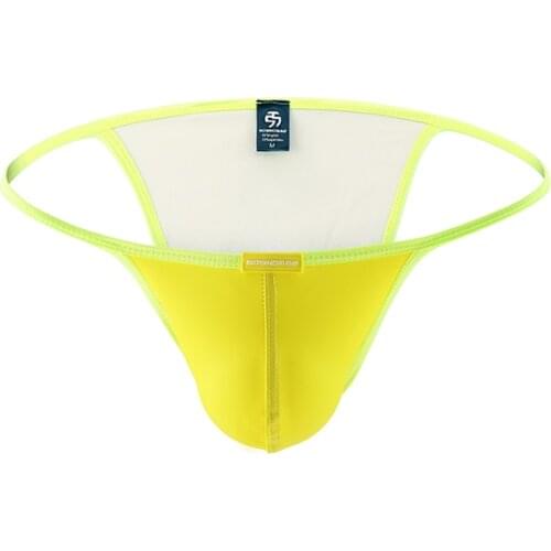 Sexy Mens Briefs Soft Breathable Modal Underwear Thongs Mens Sexy Underpants Low-waist Jockstrap Undies Cueca Underpants Male