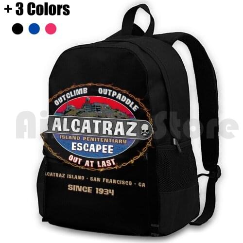 Alcatraz Escapee Outdoor Hiking Backpack Waterproof Camping Travel Alcatraz Escapee Alcatraz Alcatraz Penitentiary San