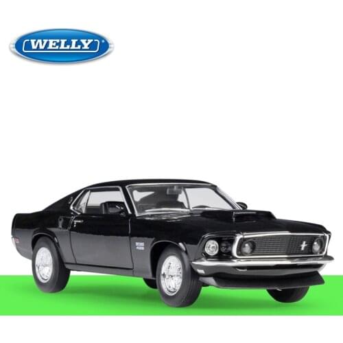 Welly 1:36 Diecast 1967 Mustang Boss 429 Alloy Diecast Model Car